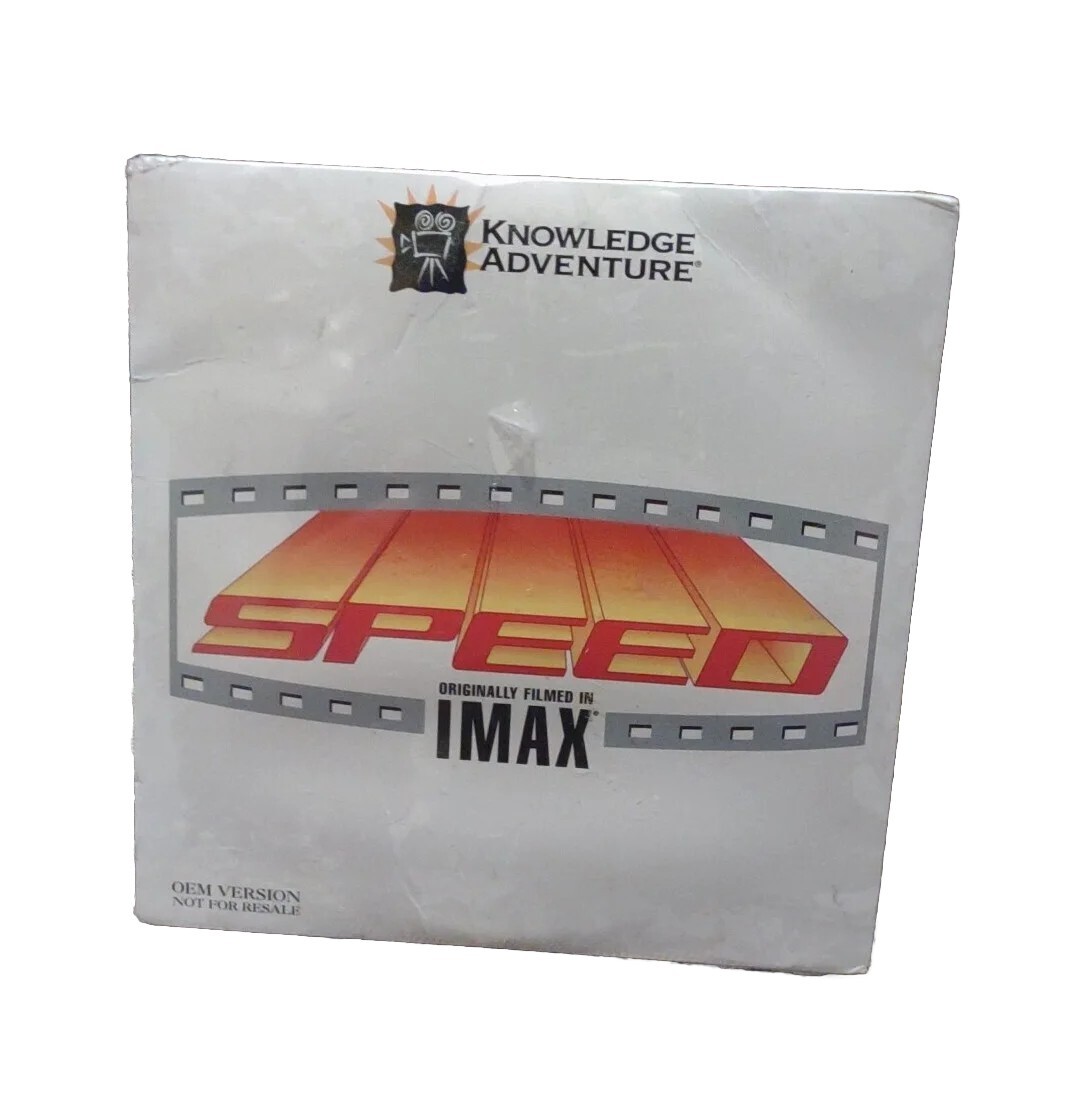 Speed Originally Filmed In IMAX MS DOS Mainframe Collection ~ RARE NEW SEALED