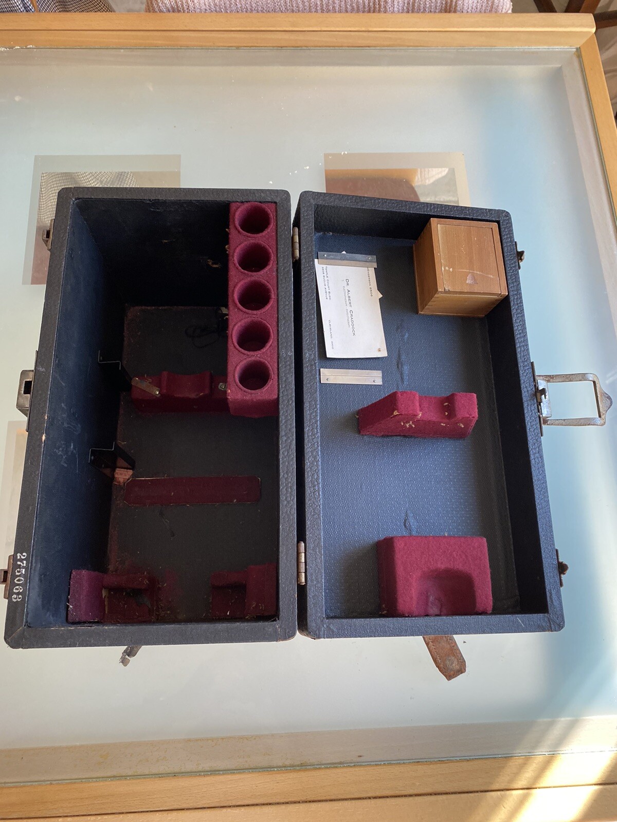 Ernst Leitz Wetzlar WW II Military Microscope W/ Original Case.