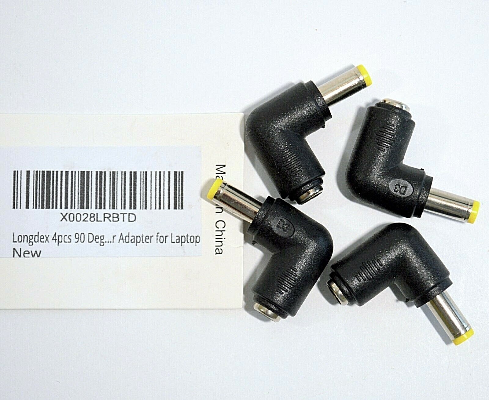 Longdex 4pc 90 Degree D3 Adapter for Laptop