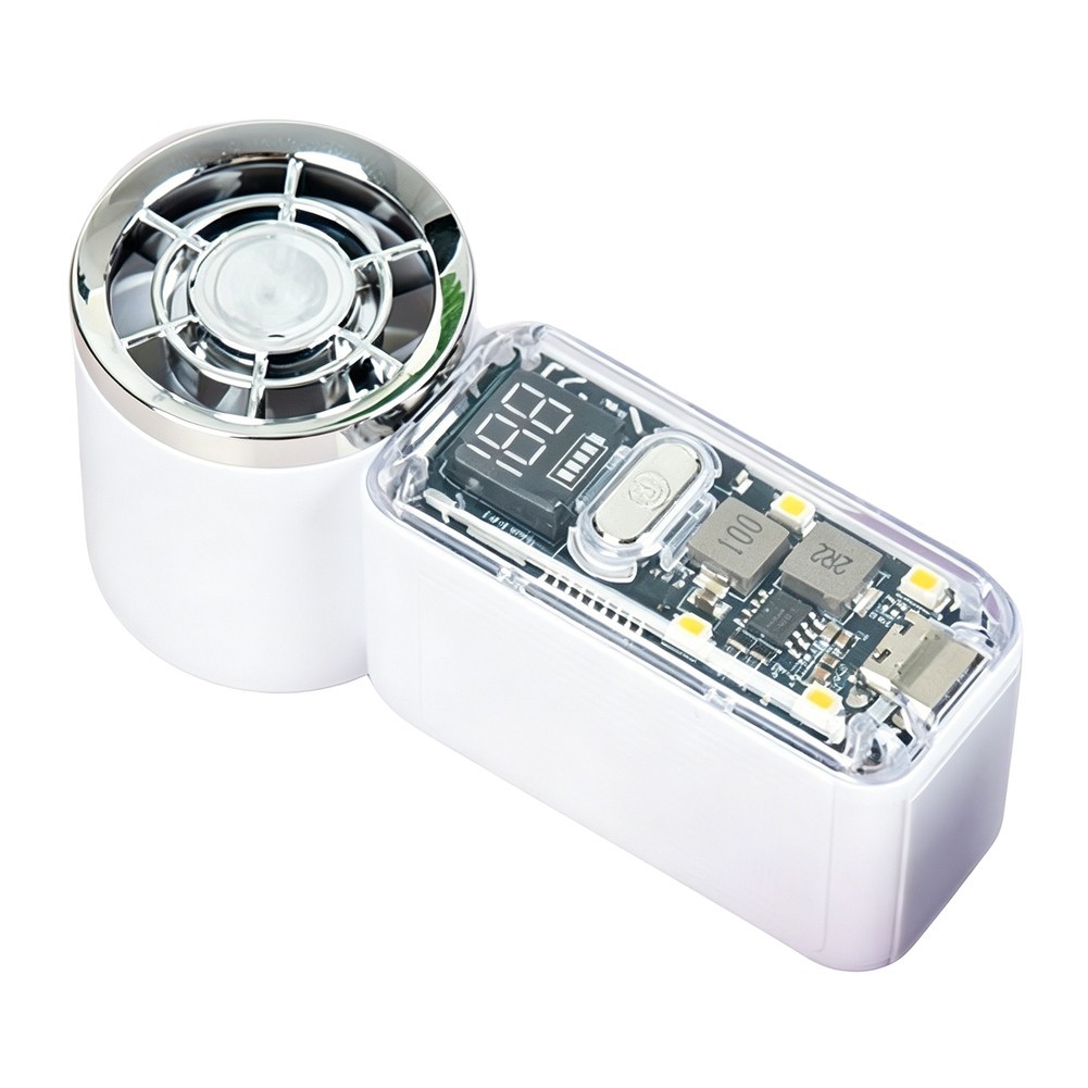 Small Portable Fan with LED Light for Home Dorm Car and Outdoor Activities