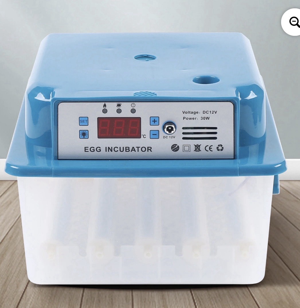 16 Egg Incubator Automatic Turner Digital Temp Control Chicken Duck Quail