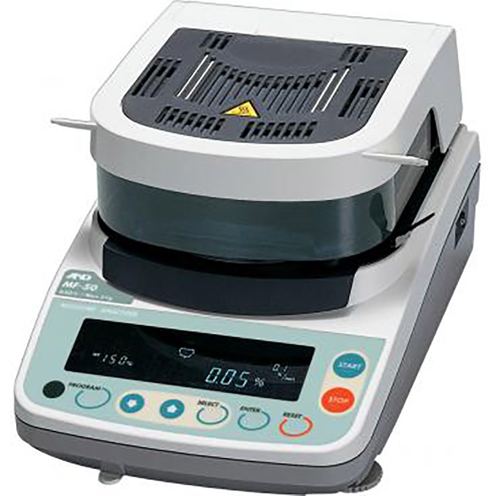 A&D MX-50 High-Precision Moisture Analyzer – 51 g Capacity, 0.001 g / 0.01%
