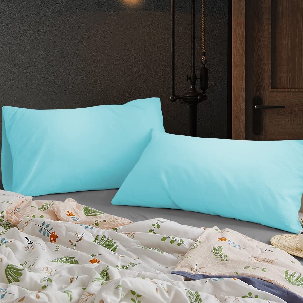 Hadi Bedding Toddler Pillowcase Aqua Blue 12x16