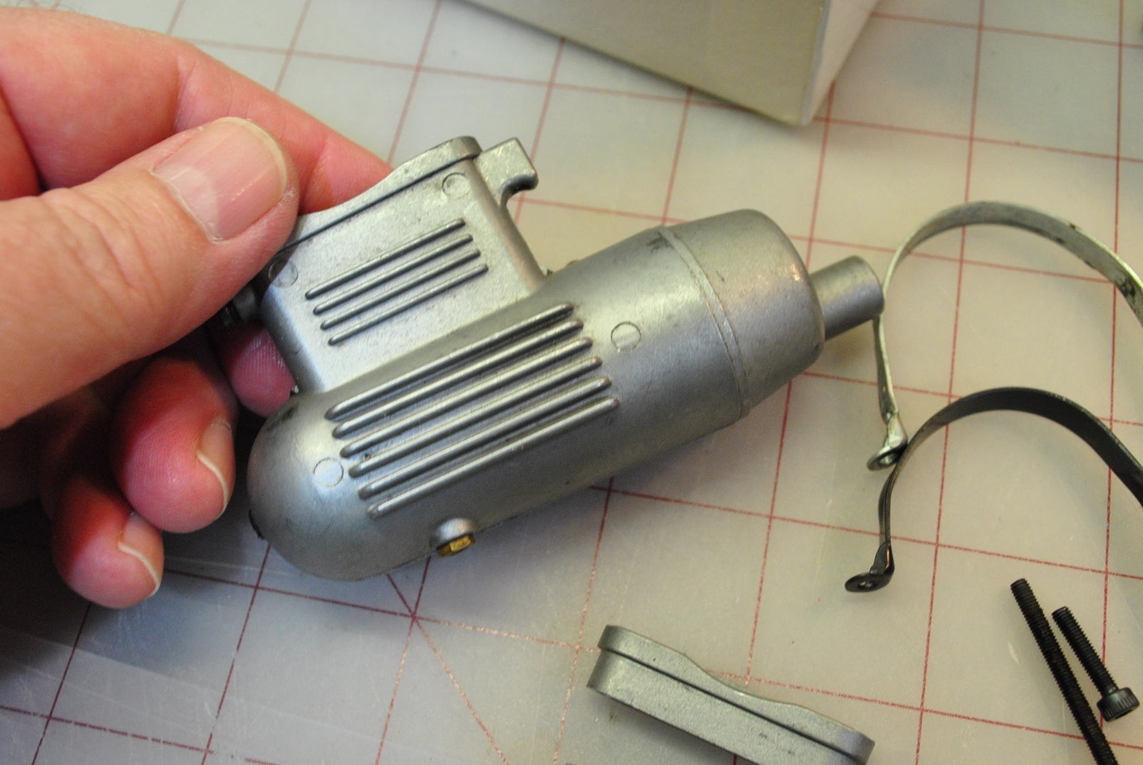 O.S. Max-H .40 RC Airplane Engine w/ Muffler, Box, Nice!