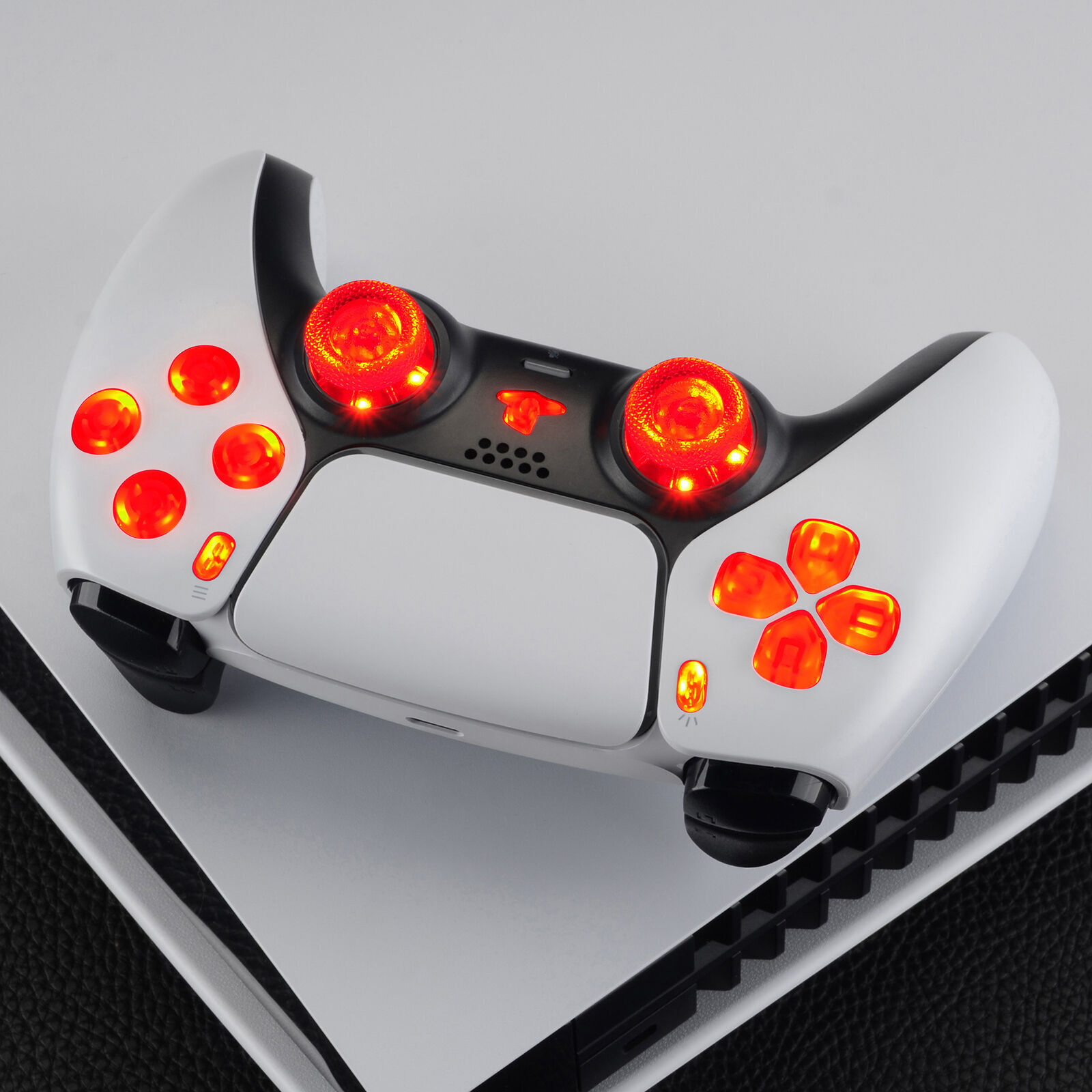 7 Colors 9 Modes Luminated Buttons LED Kit For PS5 Controller BDM-030 / 040
