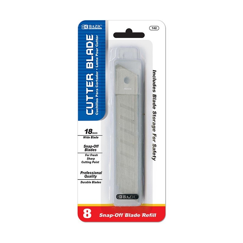BAZIC Cutter Replacement Blades (8/Pack)