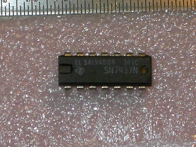 SN 7437 Quad 2 Input Nand Buffer LOT OF 5 PCS