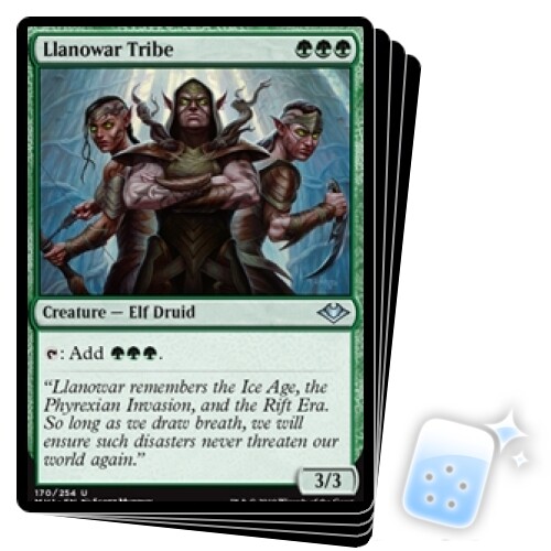LLANOWAR TRIBE X4 Modern Horizons Magic MTG MINT CARD
