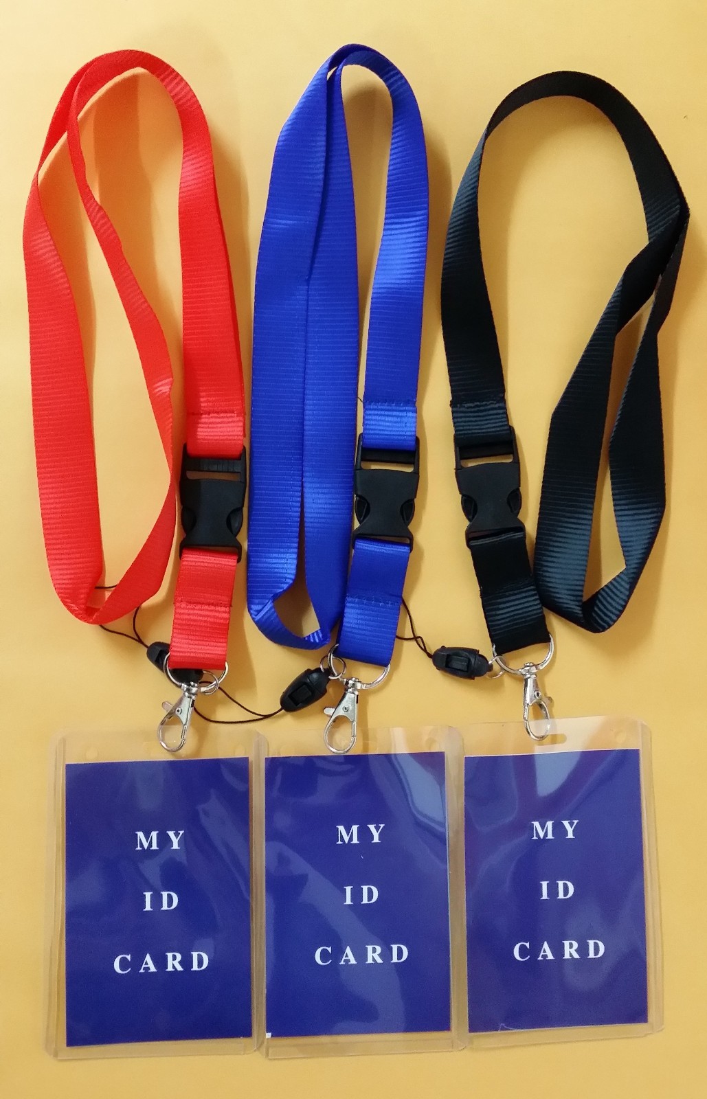 10/20/30 Pcs CLEAR Plastic Neck Strap ID Badge Press Pass Card Holder Name Tag
