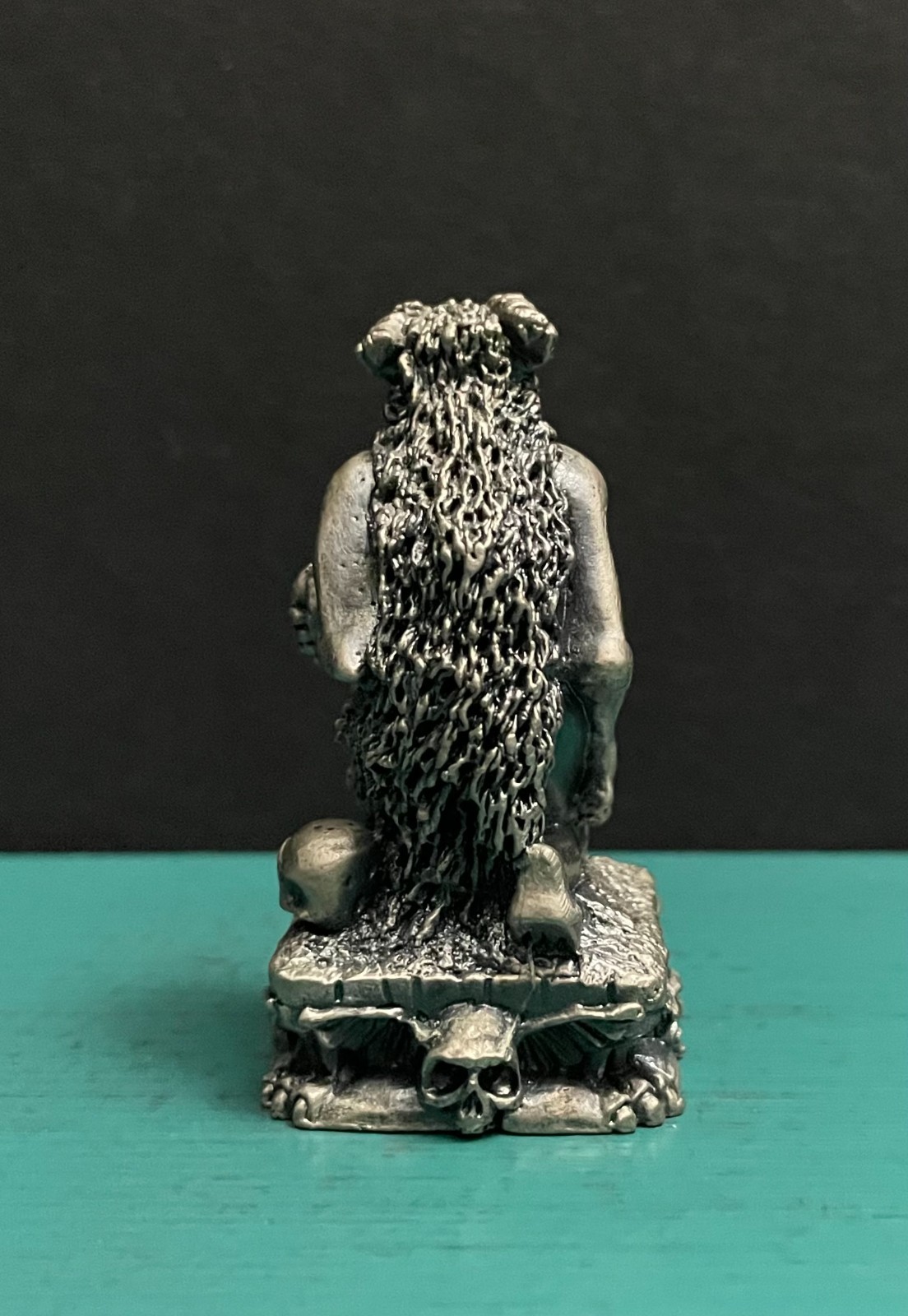 Gorham Tudor Mint Pewter Demon Beast Creature Magic Crystal Chess Figurine D&D