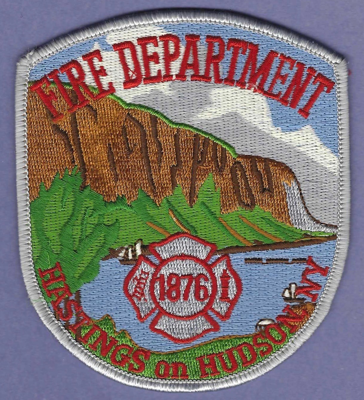 HASTINGS ON HUDSON NEW YORK FIRE RESCUE PATCH