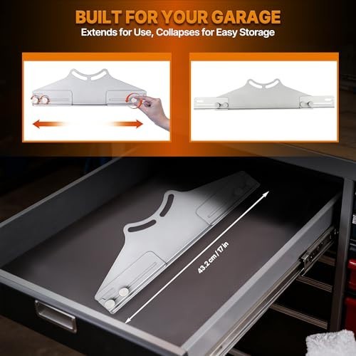 Toe Alignment Tool with 2 Tape Measures & Digital Angle Finder - Accurate Wheel