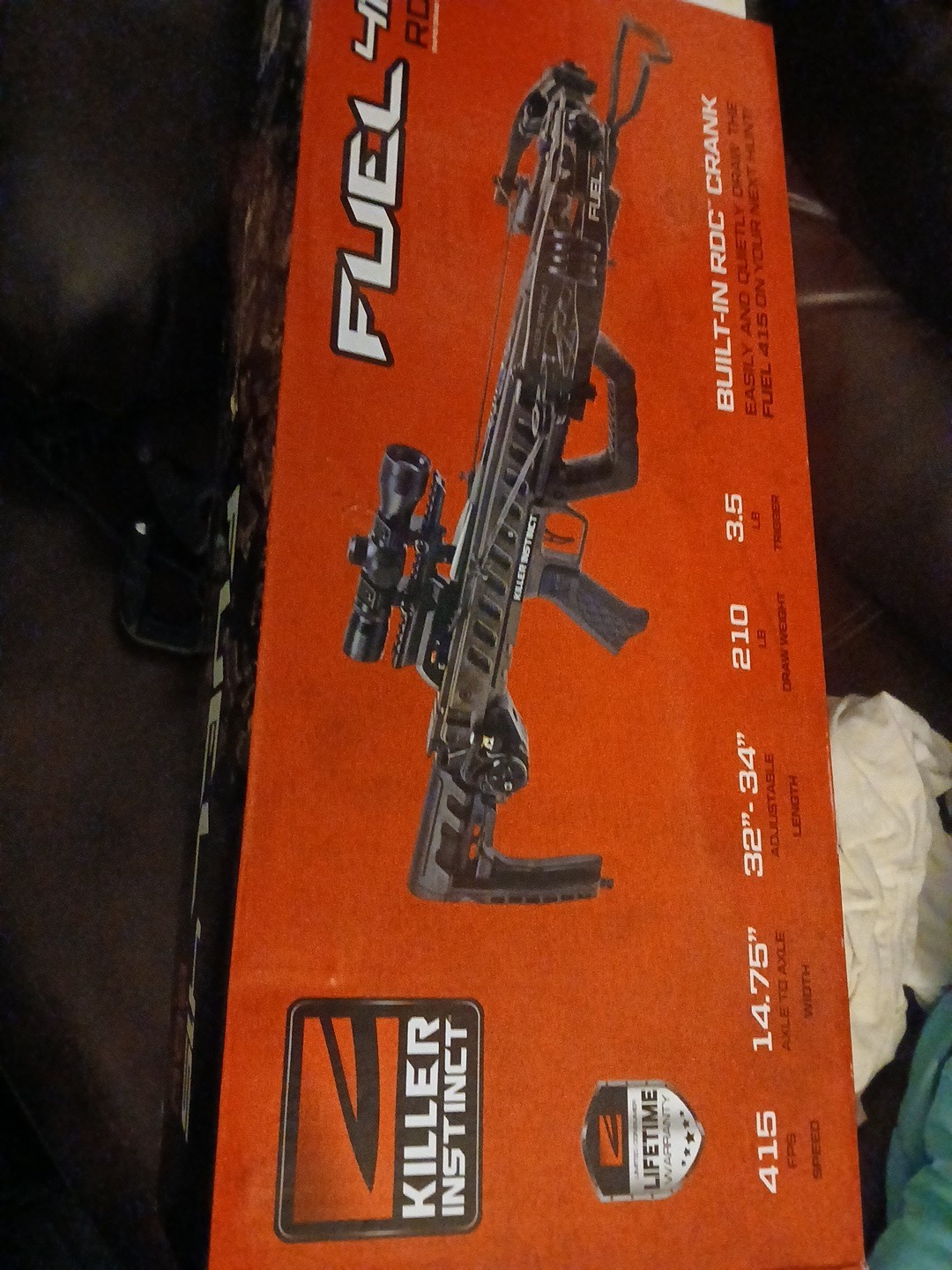 Killer Instinct LOGIX 435 Crossbow Kit 435FPS X CAM Let-Down Trigger Scope