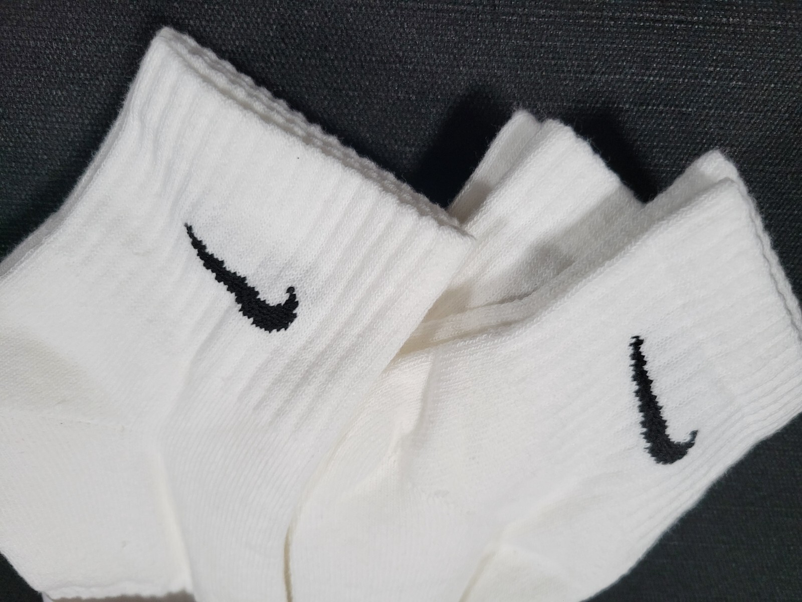 Nike Mens Everyday Ankle Cut -Cotton White Socks Pairs 6 Prs DRI-FIT SZ 8-12