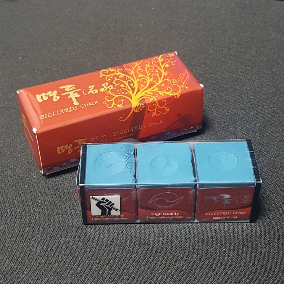 Mung pum Korea Pools Chalk 3ea Set Carom Individual Billiards Goods Expert