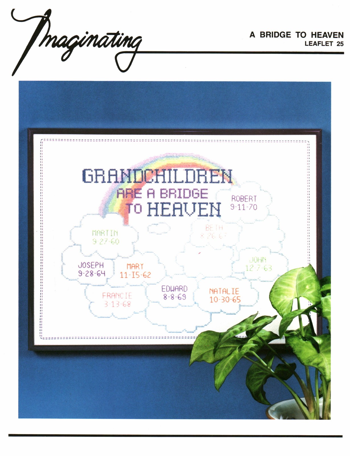 A Bridge to Heaven Charted Cross Stitch | Imaginating Booklet #25