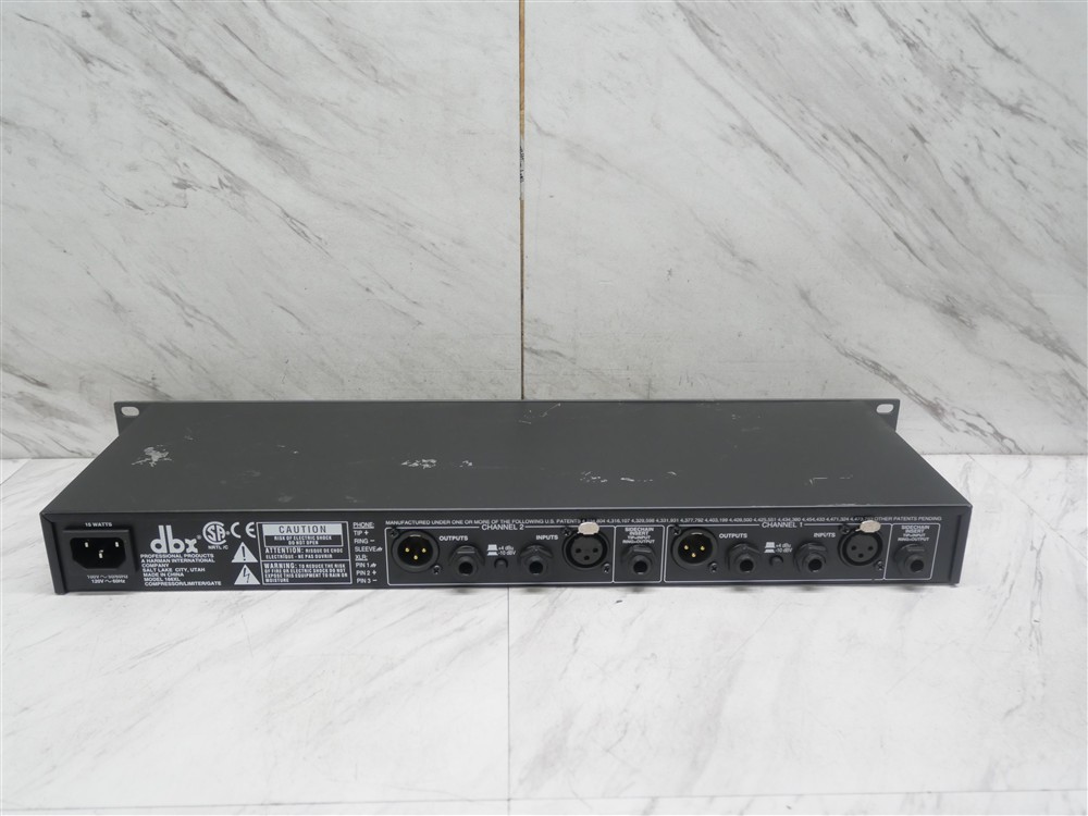 dbx 166XL Compressor Limiter Gate 2-Channel Rack Mount Pro Audio