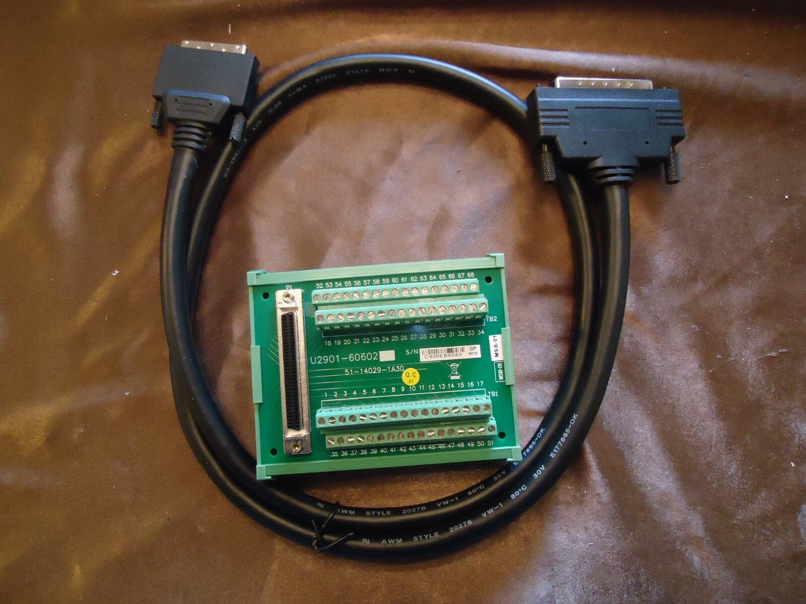 NEW DECA TERMINAL BLOCK/INDUSTRIAL INTERFACE M/N U2901-60602 FOR CAMERA.