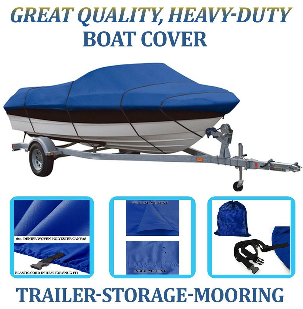 BLUE BOAT COVER FITS Lund U1752VCST 2003