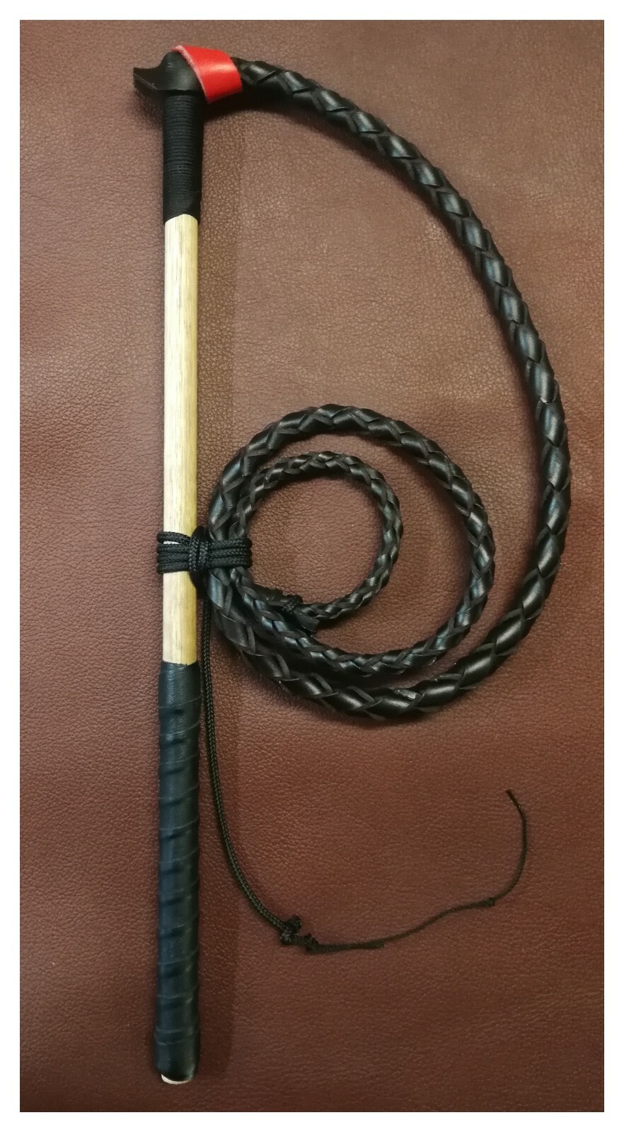 4ft kids yard stock whip leather Stockwhip