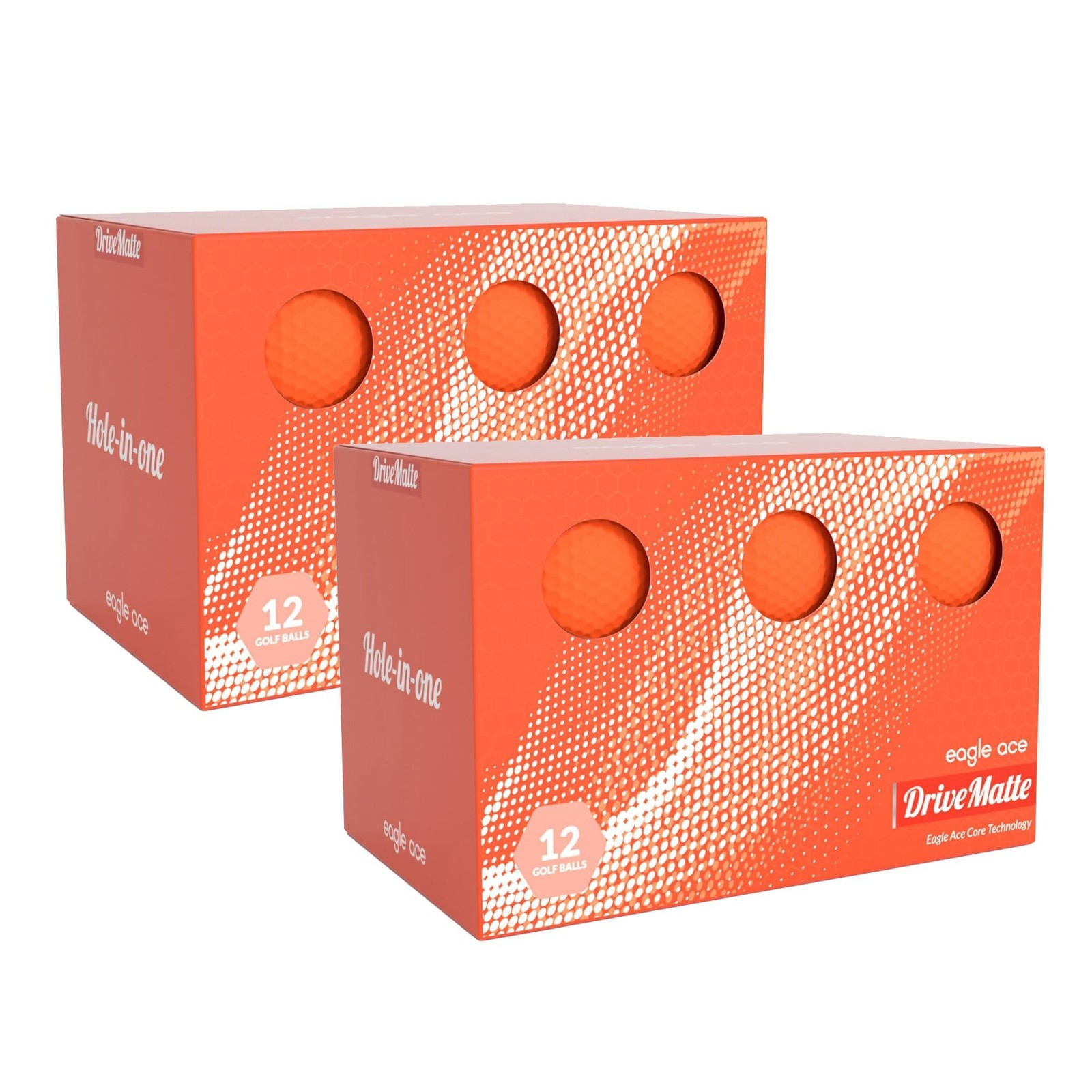 Eagle Ace™️ DriveMatte Golf Balls-2 Layers-Maximum Distance,Optimal