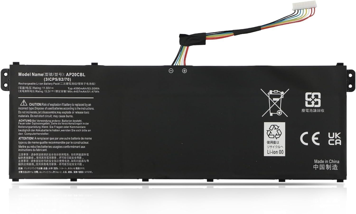 AP20CBL Battery for Acer Aspire 5 A515-56T A515-56G Swift 3 SF314-43 SF314-511