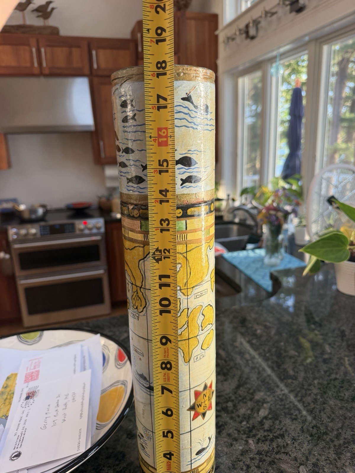 Nautical Inspired Storage Tube