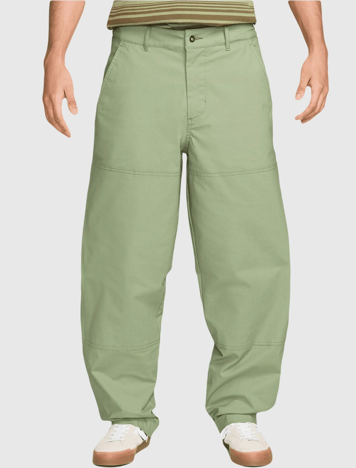 Nike SB Double Knee Skate Oil Green Pants Mens Size 40 Sk8board FB8428 386 NEW