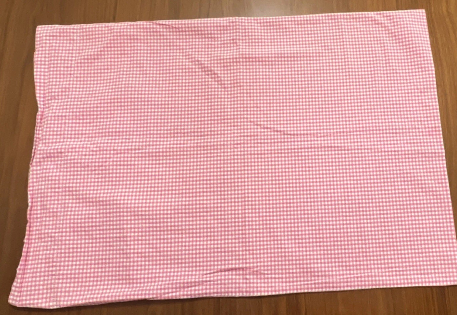 Pottery Barn Kids Standard 100% Cotton Pillowcase Pink Gingham Bedroom