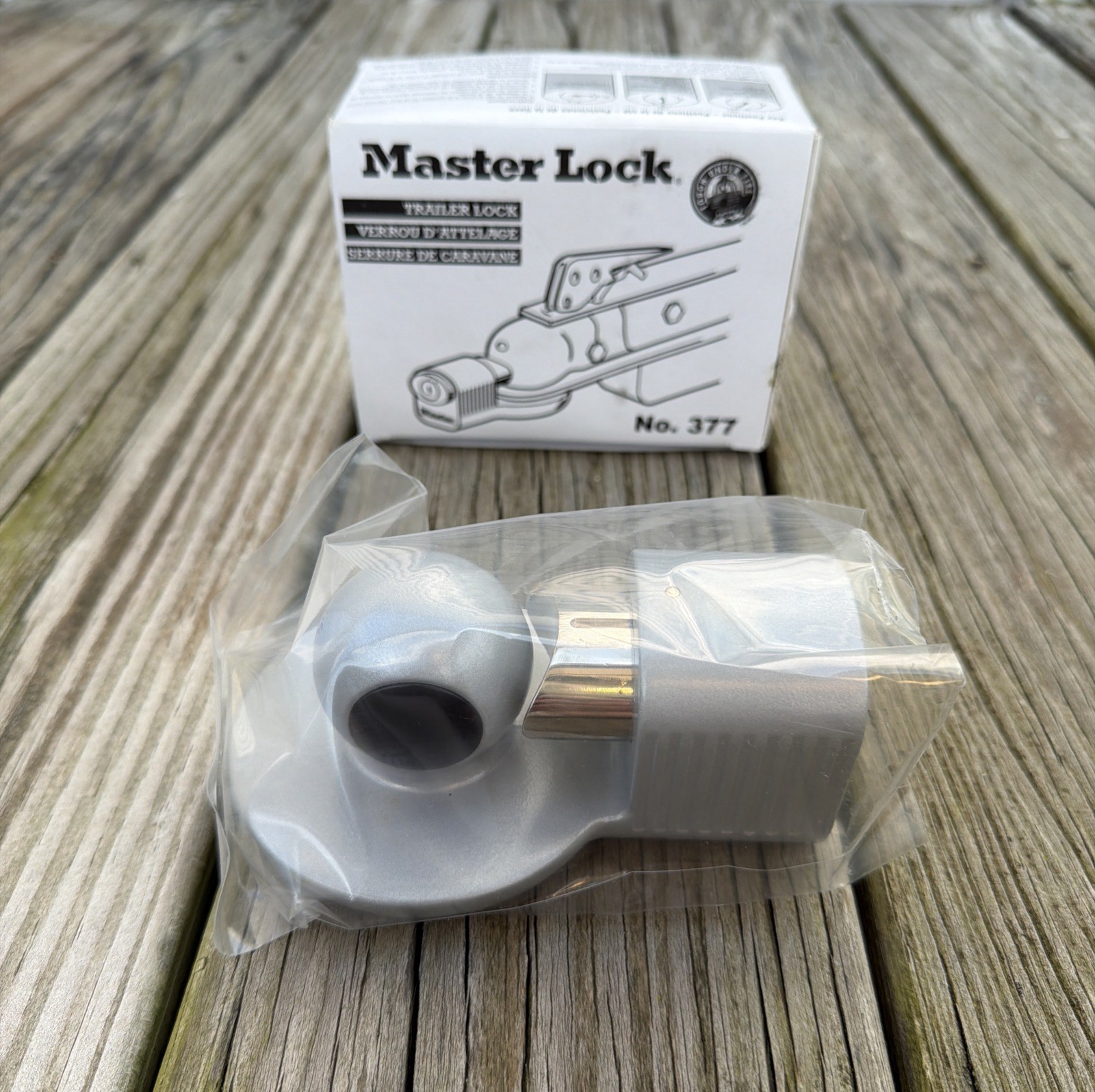 Master Lock Trailer Hitch Lock 377KA Fits 1-7/8 in., 2 in., & 2-5/16 in. KA0501