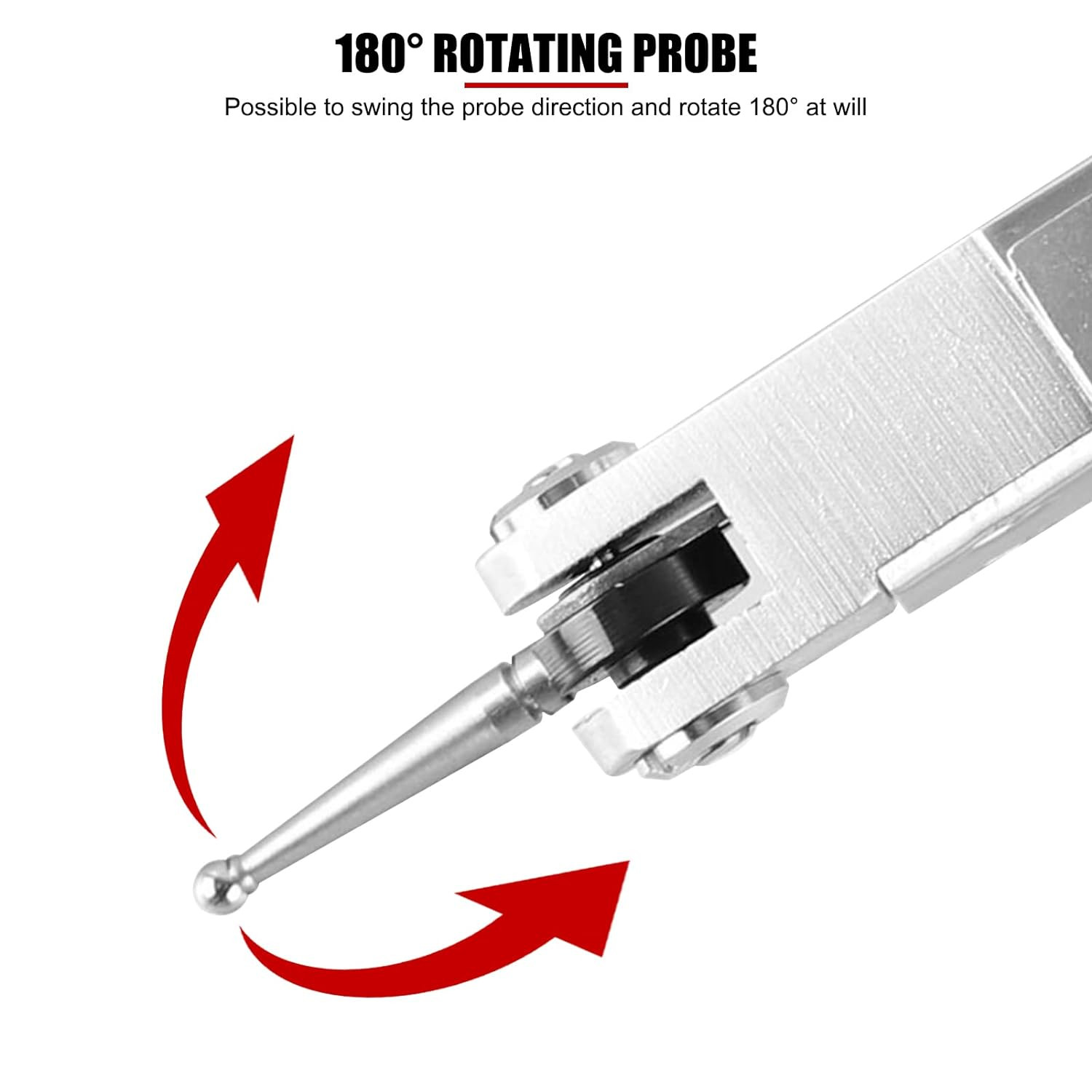 0 to 0.8Mm Lever Type Test Indicator with Magnetic Base Set, 32Mm Dial Diameter