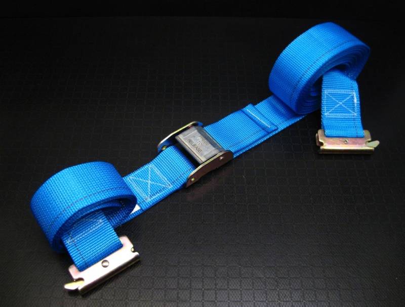(6) 2" x 20' E Track Cam Buckle Tie Down Strap Enclosed Trailer Cargo Van Straps