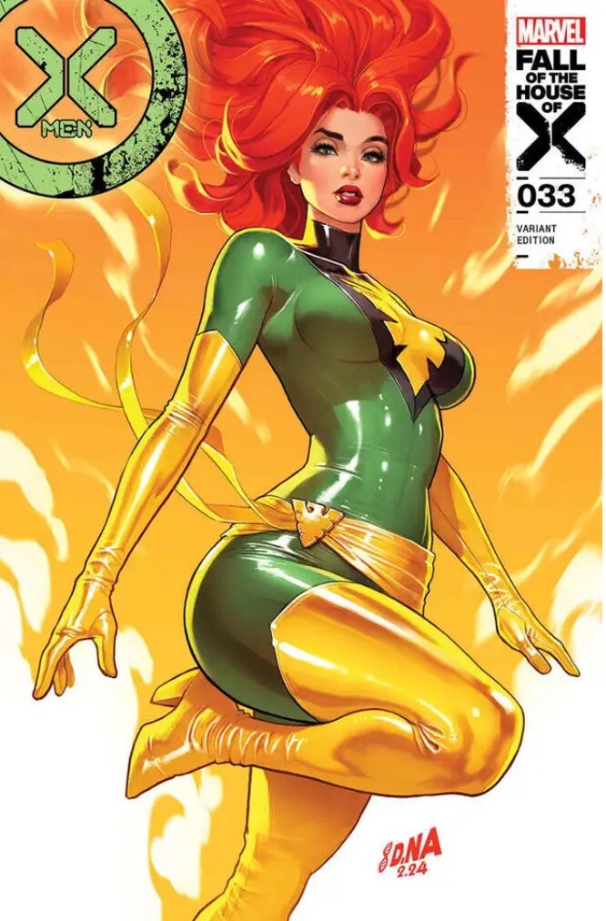 X-MEN #33 DAVID NAKAYAMA EXCLUSIVE TRADE DRESS PHOENIX VARIANT NM