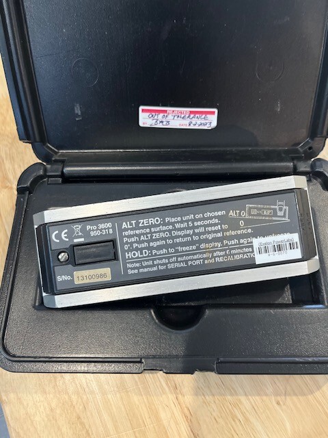 Mitutoyo 950-318 Pro 3600 Digital Protractor SPC