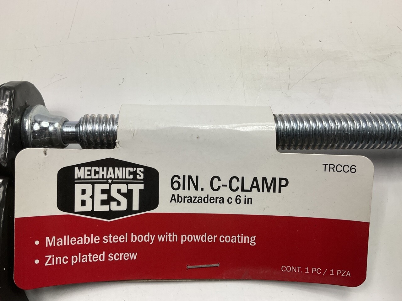 Mechanics Best TRCC6 6" C-Clamp