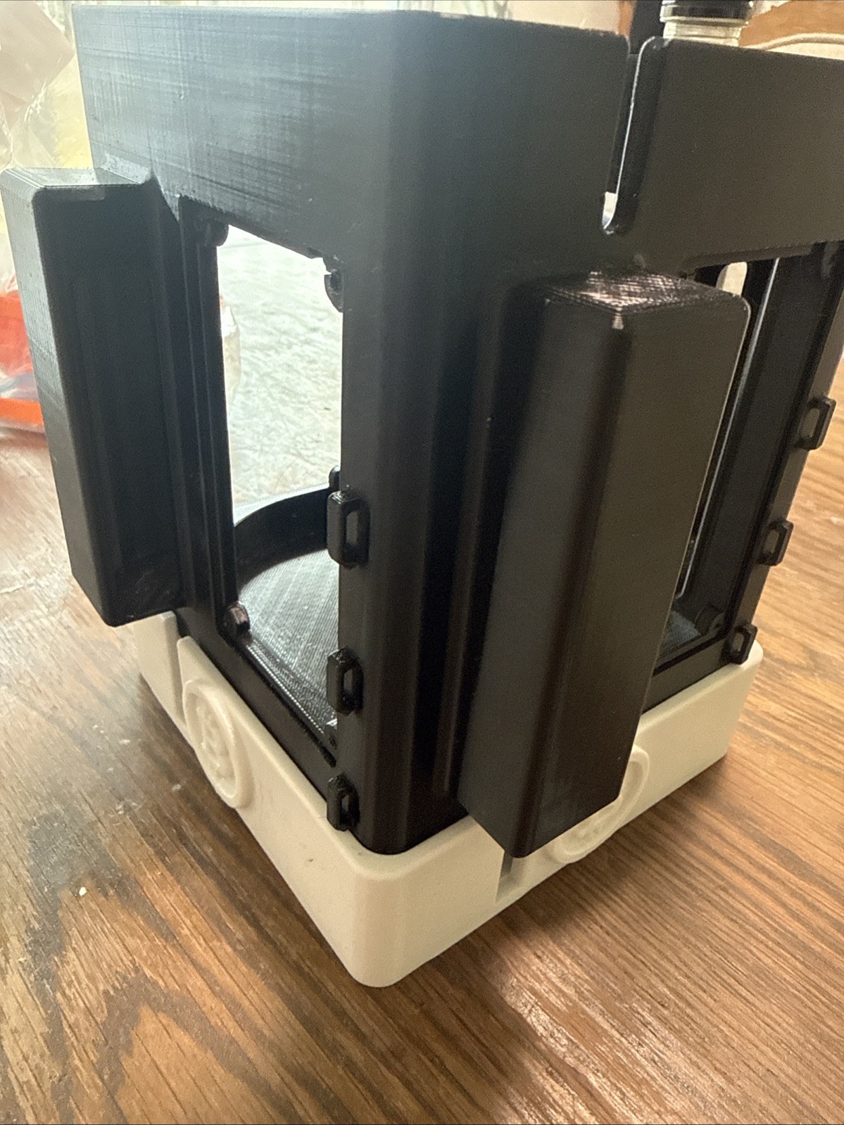 Black 4-Bitaxe Gamma Cooling Tower  - Great for Overclocking (CASE WITH STAND)