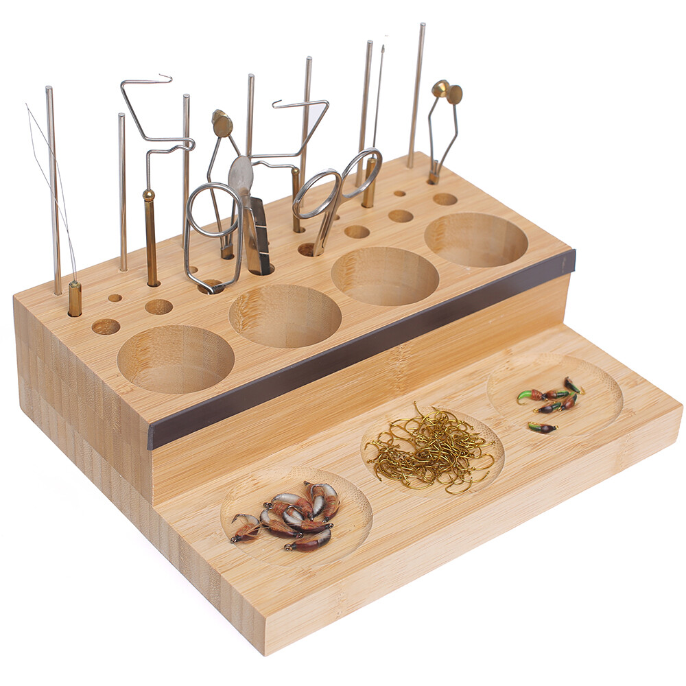 Kylebooker Fly Tying Fishing Kit Tool Organizer