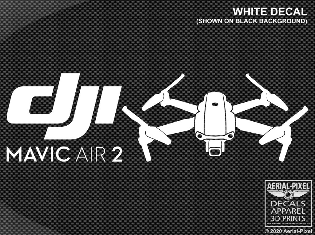 New DJI Mavic Air 2 Window / Case Decal Drone Sticker