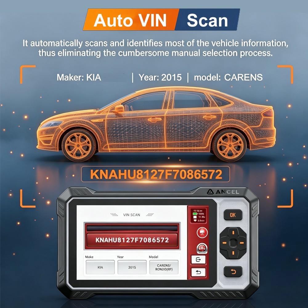FX6100 Car Scanner OBD2 Bidirectional All Systems Diagnostic Tool FCA AutoAuth