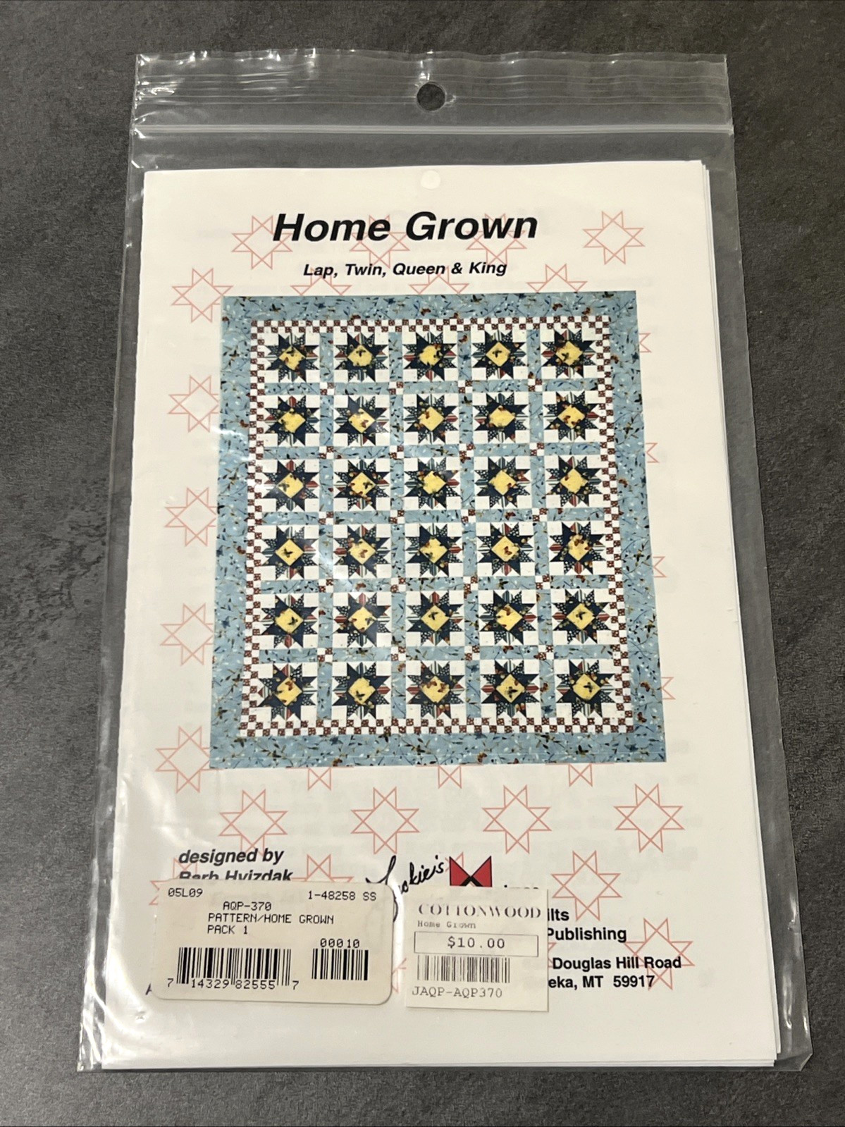 Home Grown Quilt Pattern by Barb Hvizdak - Jackie's Animas Quilt Publishing