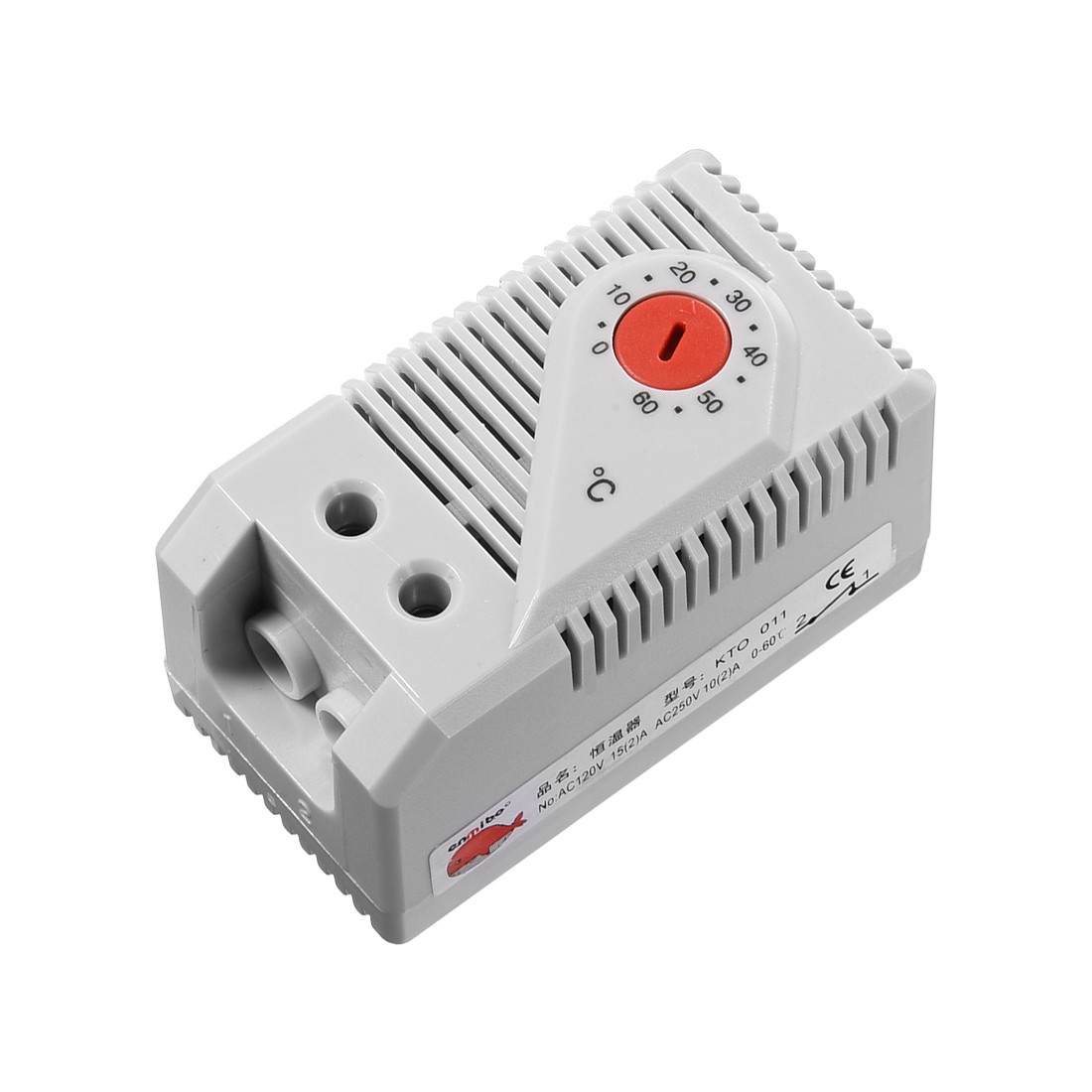 Adjustable Compact N.C Temperature Controller Switch,0-60℃,Mechanical Thermostat