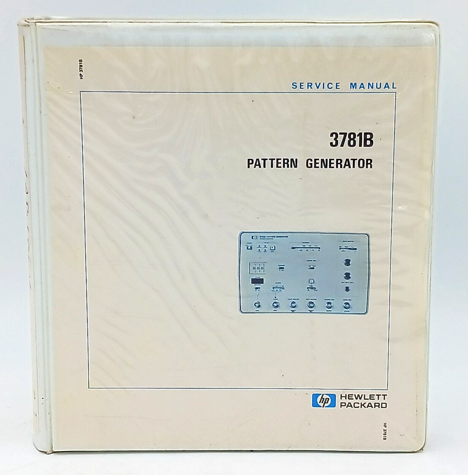 Hewlett Packard Service Manual 3762A Data Generator