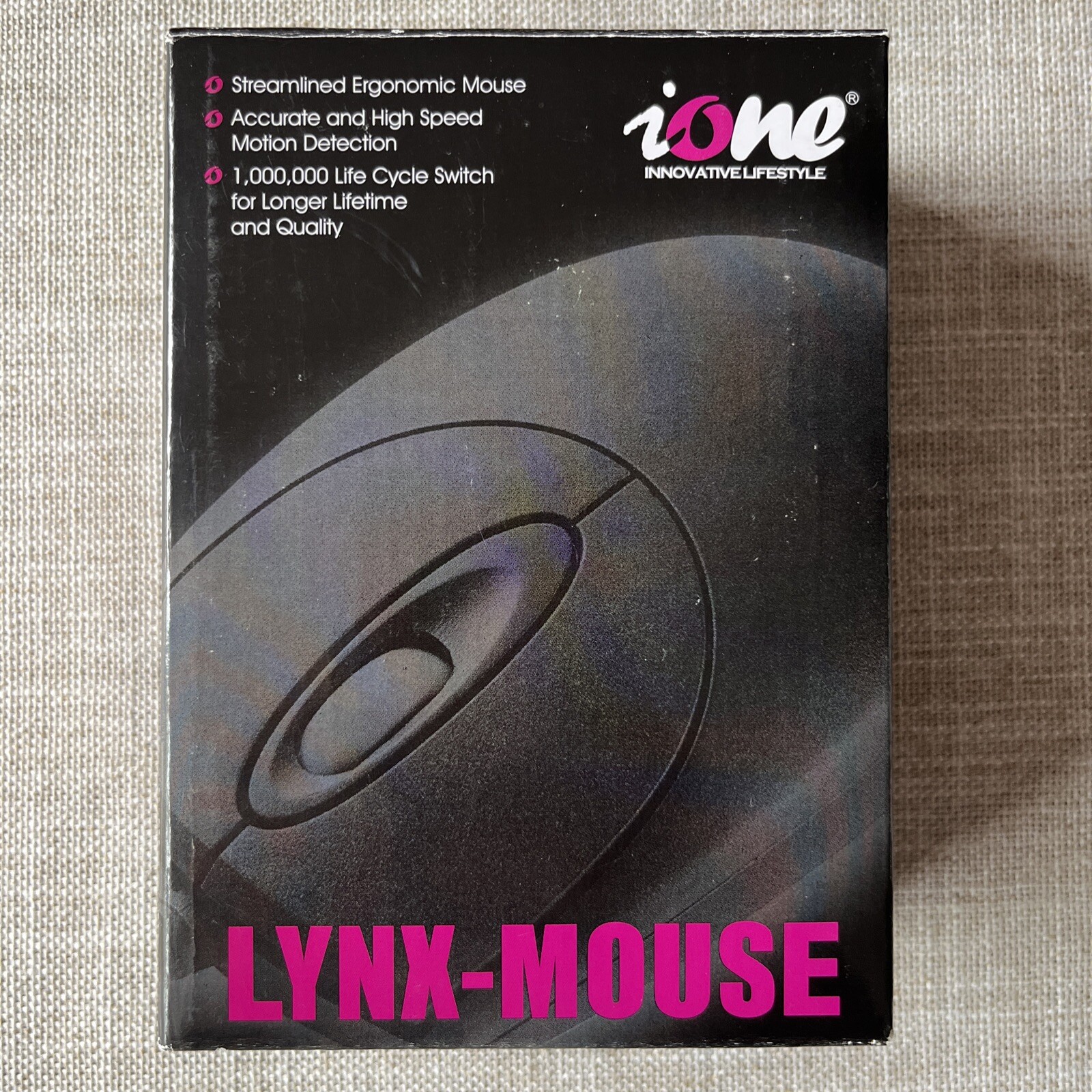 NEW Black iOne LYNX MOUSE M9 UP 3 button USB to PS/2 Adapter