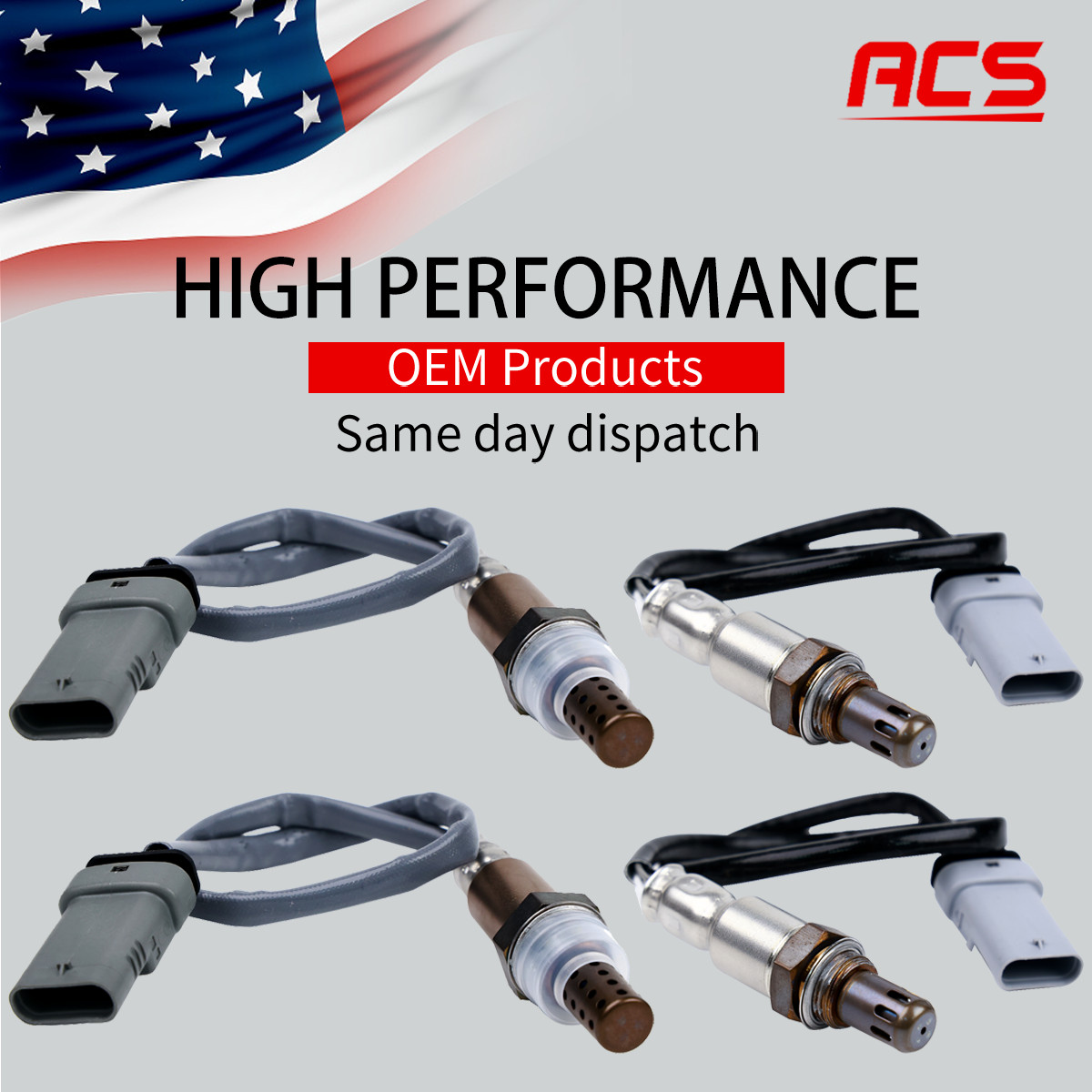4PCS OEM Up+Downstream Oxygen O2 Sensors For Chevy Silverado 1500 4.3L 5.3L 6.2L