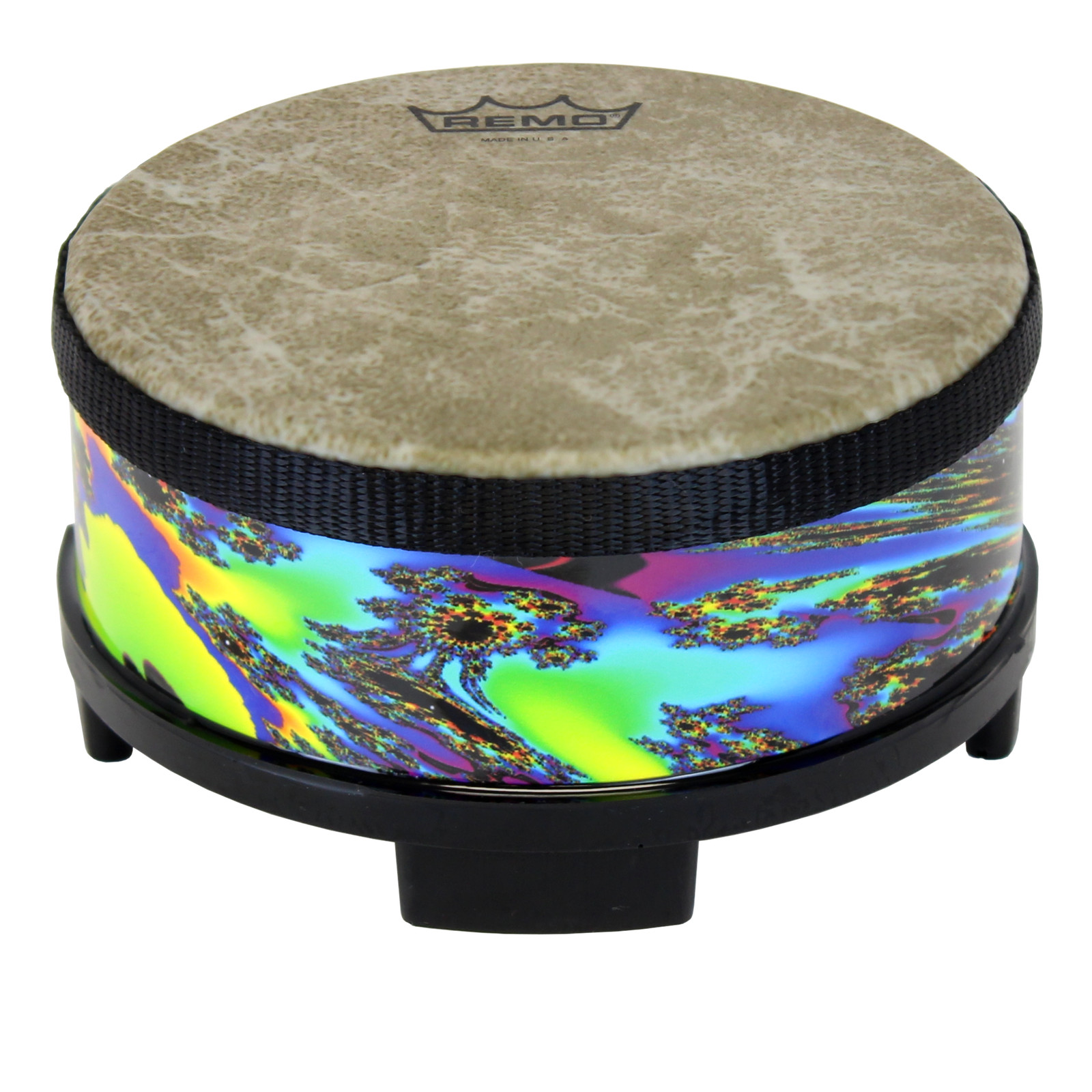 Remo - FG-SHRT-SB- - Drum, Fingerdrum, 5" Diameter, 2" Height, 'Sunburst'