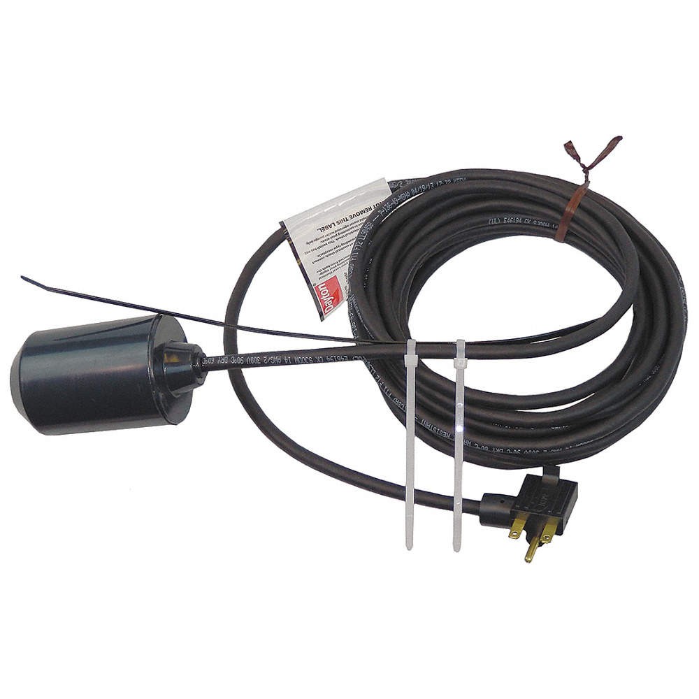 DAYTON 6PNV0 Tether Float,Piggyback,230VAC 6PNV0