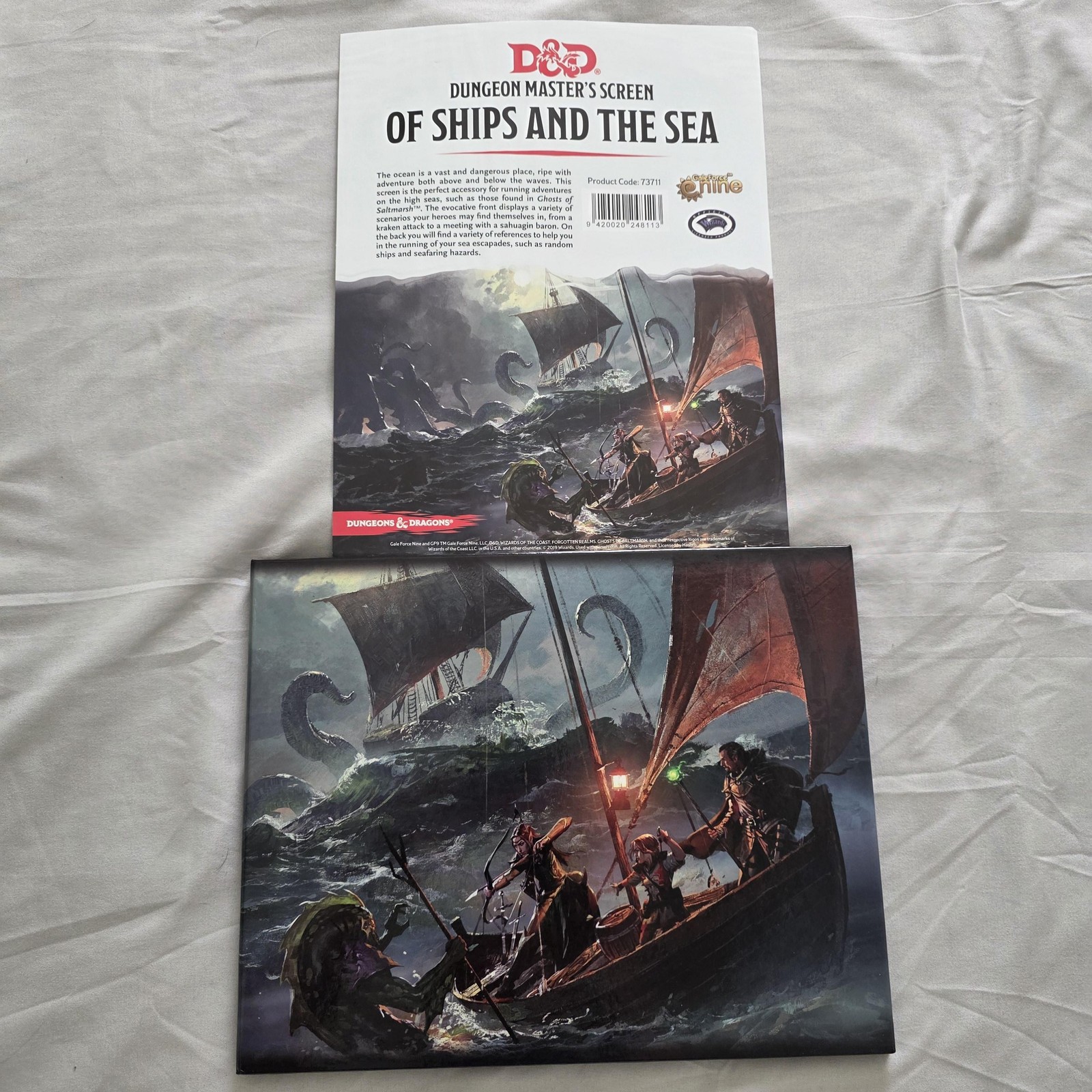 Gale Force Nine Dungeons & Dragons Of Ships And The Sea DM Screen 5E RPG