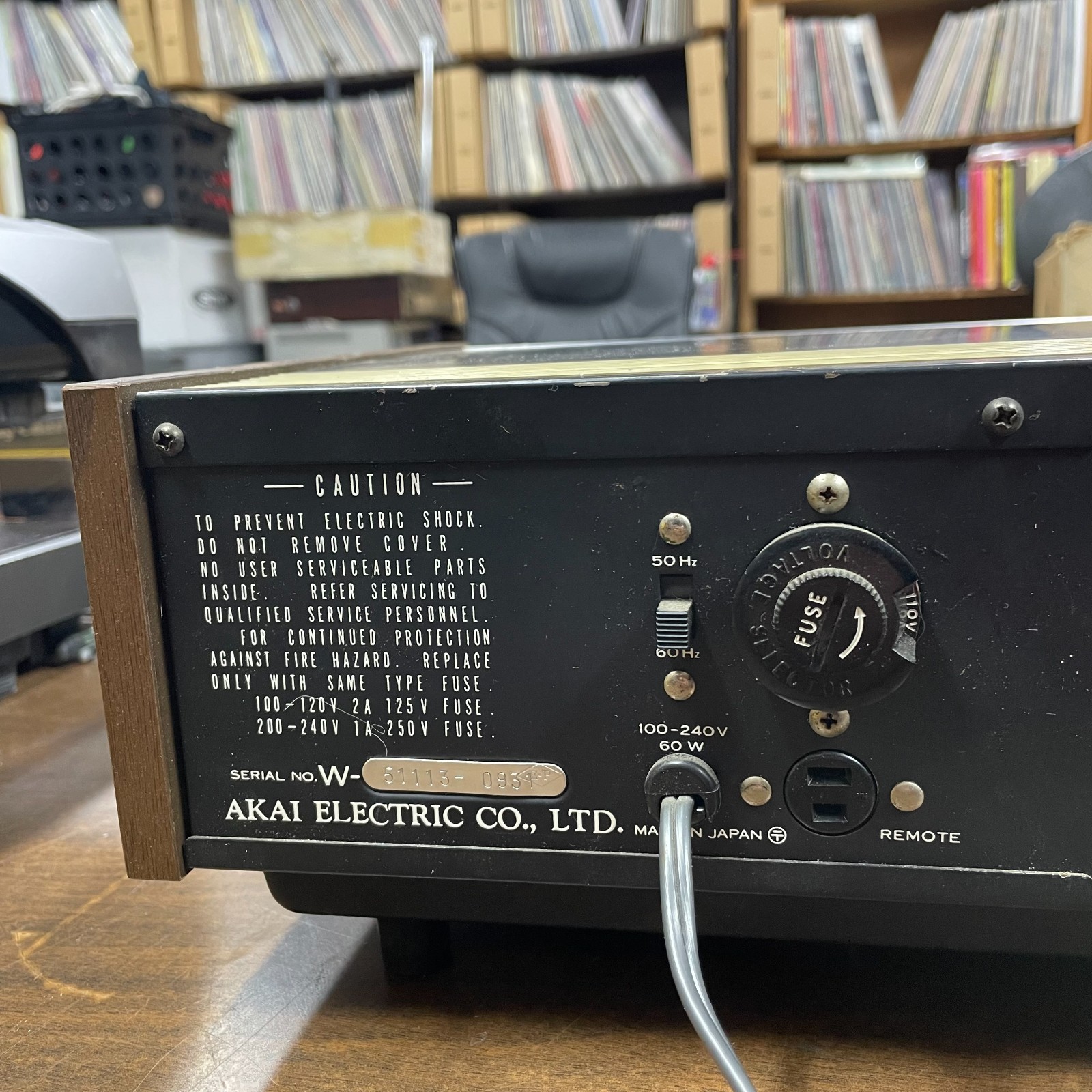 AKAI CR-80D 8-Track Tape Player/Recorder TESTED FOR PARTS OR REPAIR ONLY