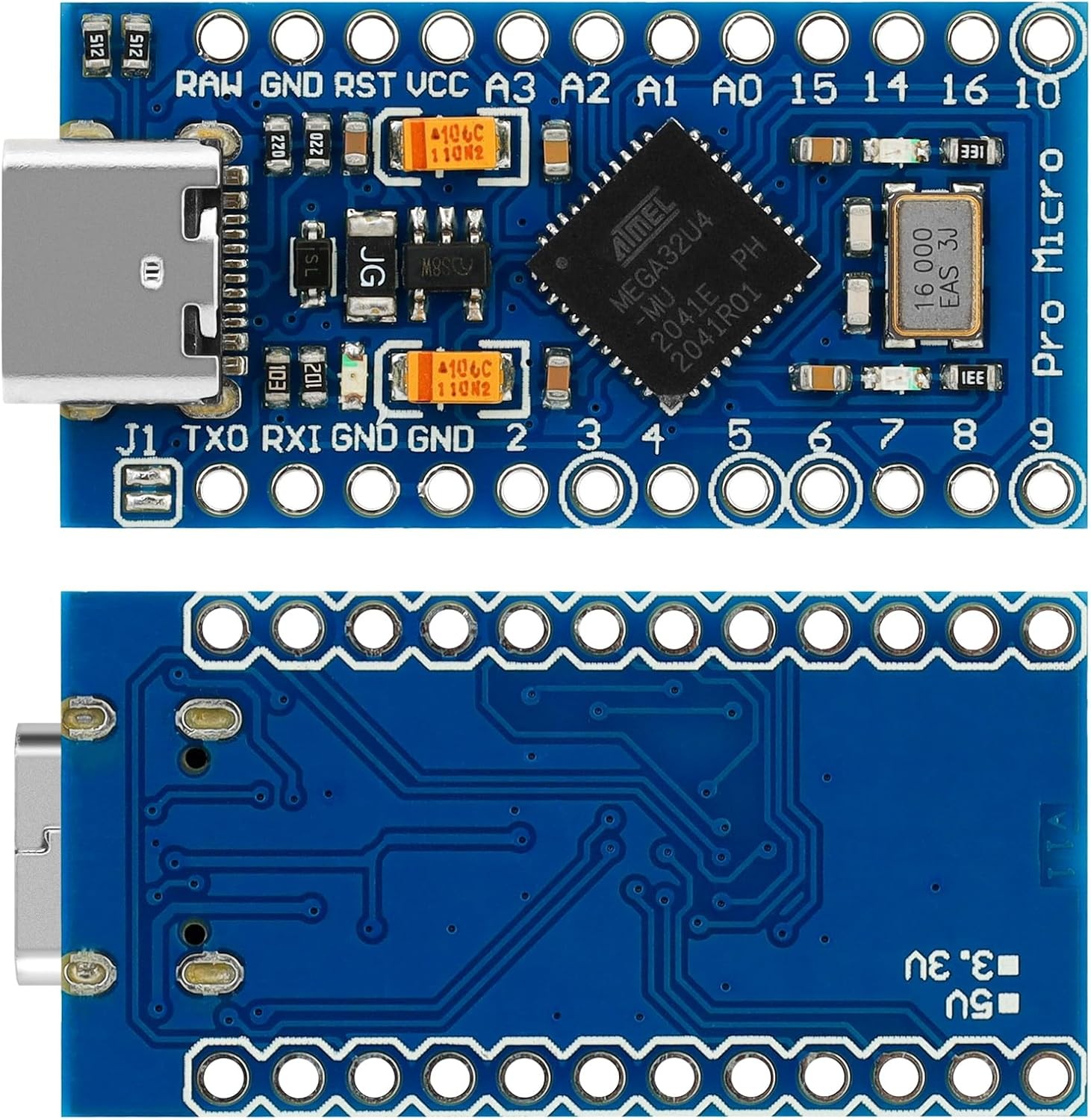 Pro Micro ATmega32U4 5V 16MHz USB Development Board Micro IDE with Pin Header