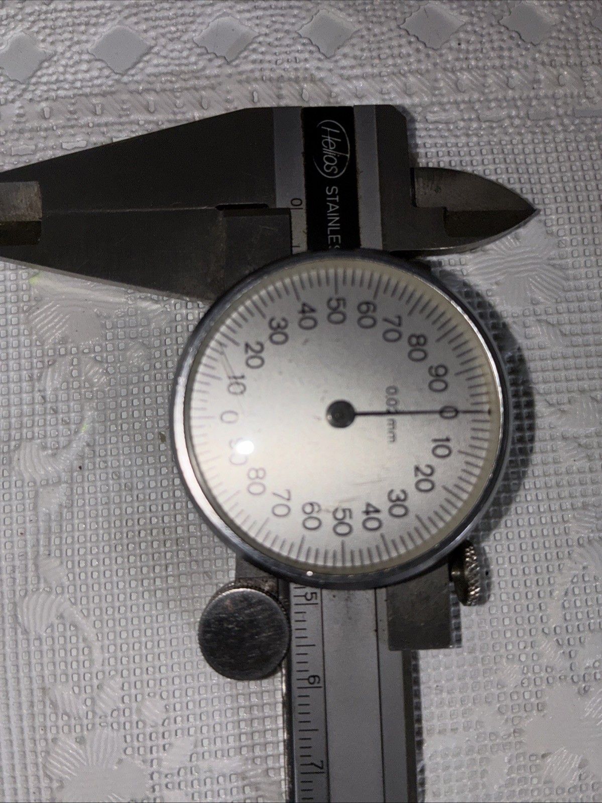 Helios Dial Caliper Silver Face, 5" - VINTAGE